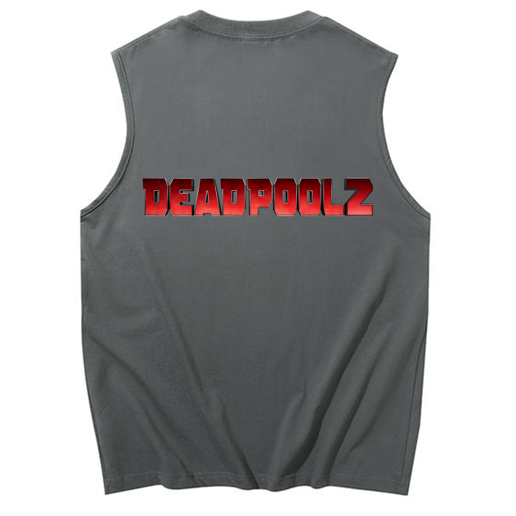 （画像用） Deadpool デッドプール コットン100％タンクトップ（背面プリント）
